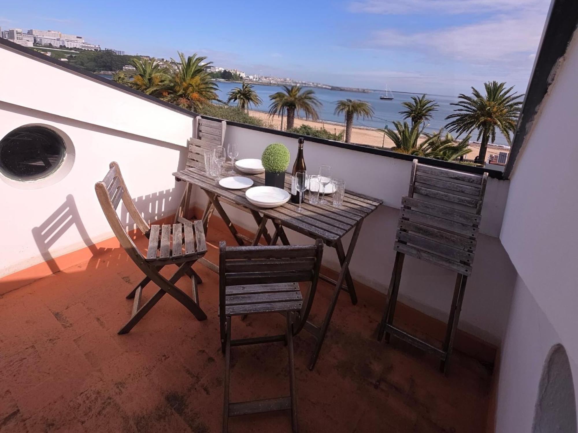 Апартаменты Precioso Atico Frente A La Playa De Santa Cristina Ла-Корунья Экстерьер фото